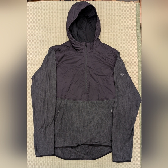 Icebreaker Descender 1/2 Zip Hooded Sweatshirt Merinoloft Men's Size XXL